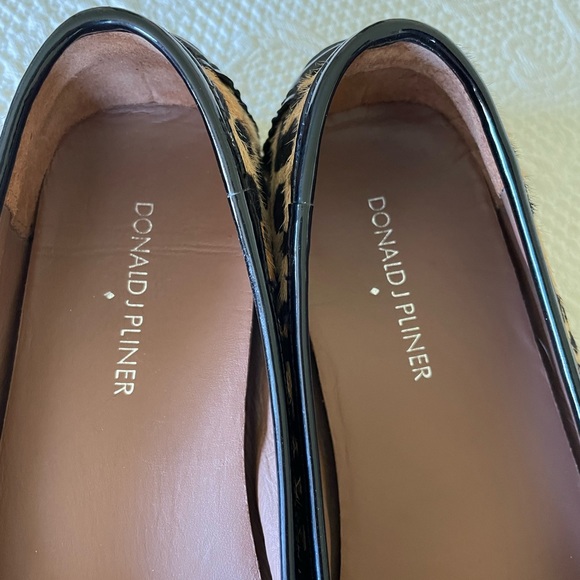 EUC Donald J. Pliner Genuine Calf Hair Leopard Print Driving Moccasins Size 8.5 - Picture 7 of 7